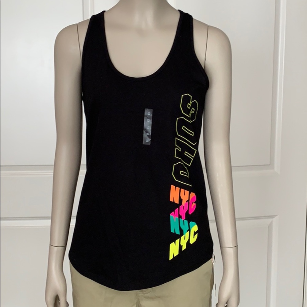 NWT Flirtitude Active SOHO NYC Racerback Tank Tee
